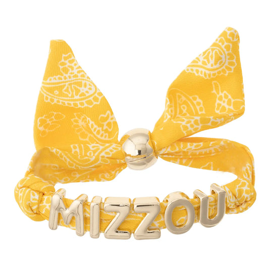 Missouri Tigers Bandana Slider Bracelet