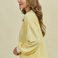 Lily Yellow Ribbed Top
