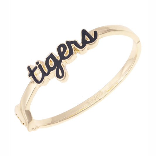 Missouri Tigers Cursive Enamel Hinge Bangle