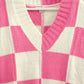 Han Checkered Sweater Vest