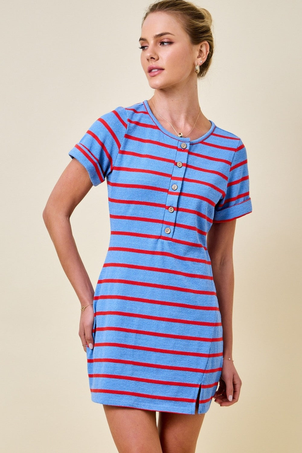 Darla Blue and Red Dress