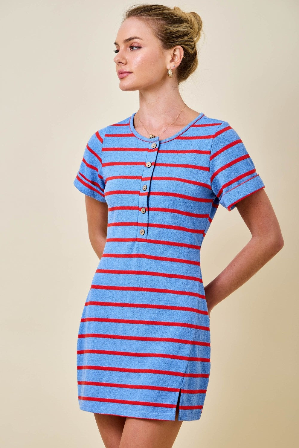 Darla Blue and Red Dress
