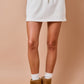 Dawn Mockneck Set Skort Ivory