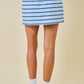 Dylan Striped Set Skirt Blue