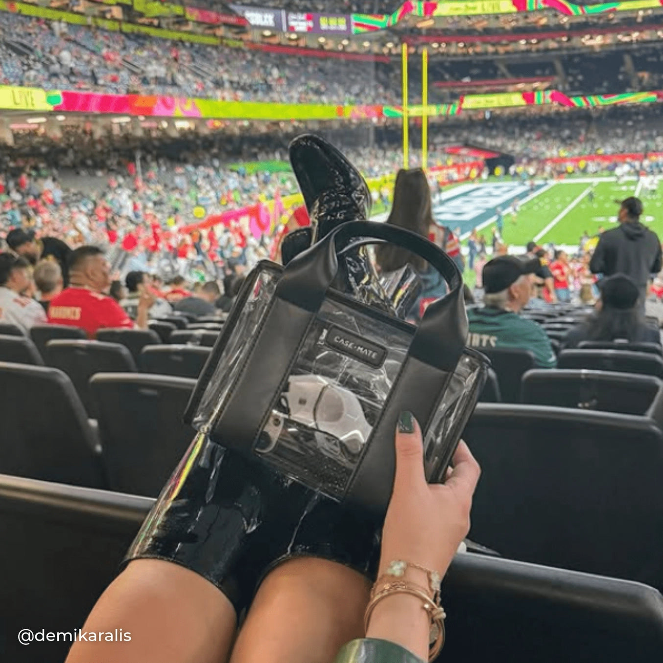 Case-Mate Jelly Stadium Bag - Black/Clear