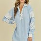 Lucy Blue Floral Sweatshirt
