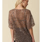 Rena Sequin Mesh Top