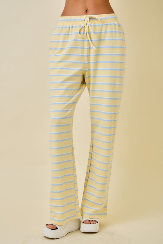Diana Striped Pants Yellow