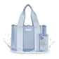 Case-Mate Jelly Tote w/ Phone Pouch - Carolina  Blue Crochet Wave