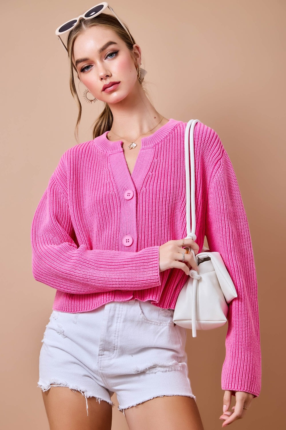 Desiree Pink Cardigan