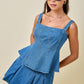 Dasha Denim Set Top