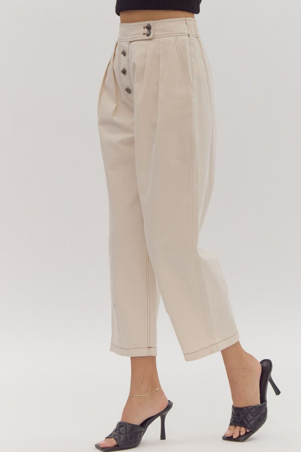 Ellie ecru pants