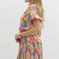 Eliza orange dress