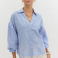 Emery blue top