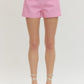 Etta Pink Gingham Shorts
