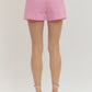 Etta Pink Gingham Shorts