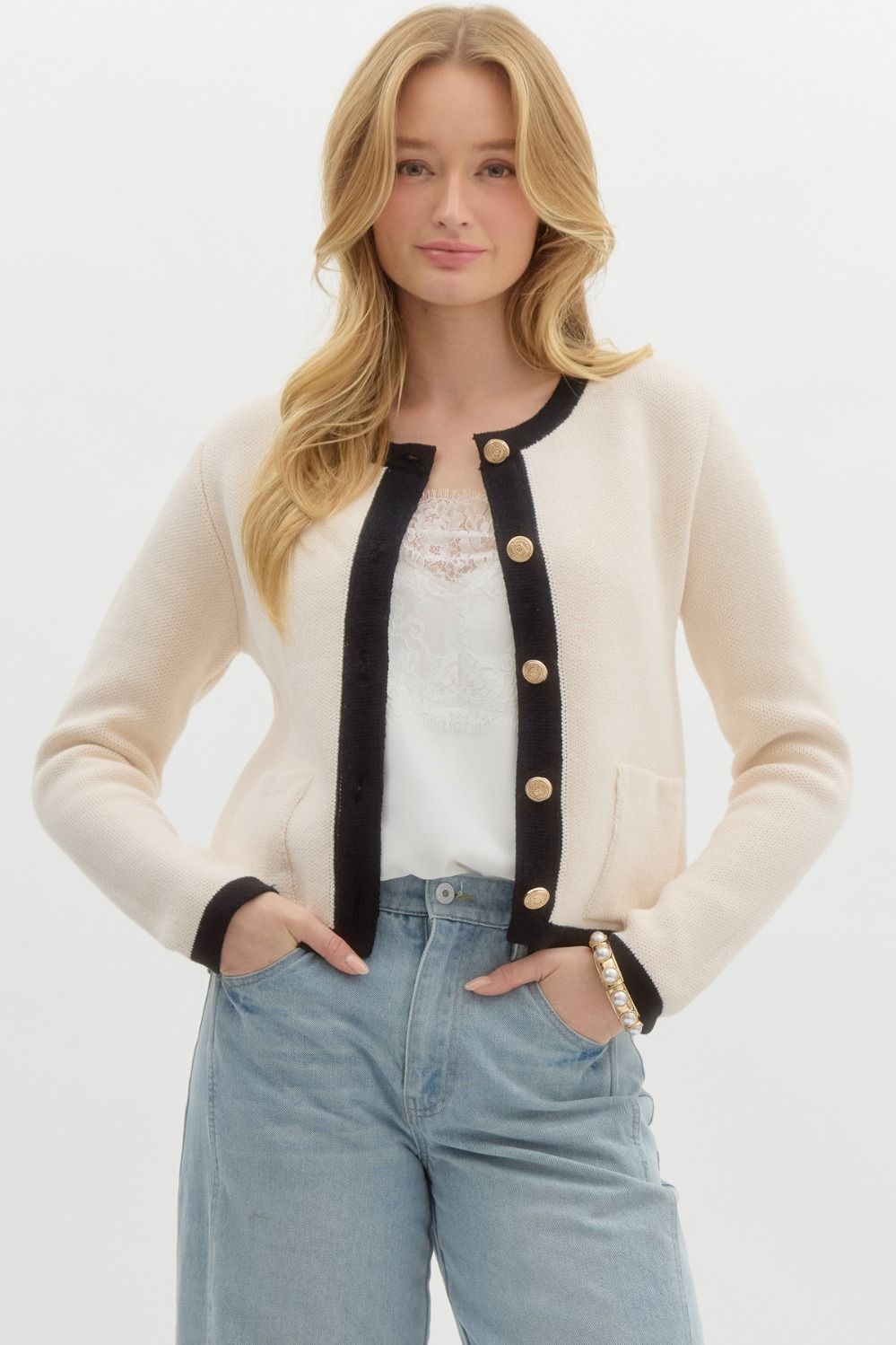 Emily cream top