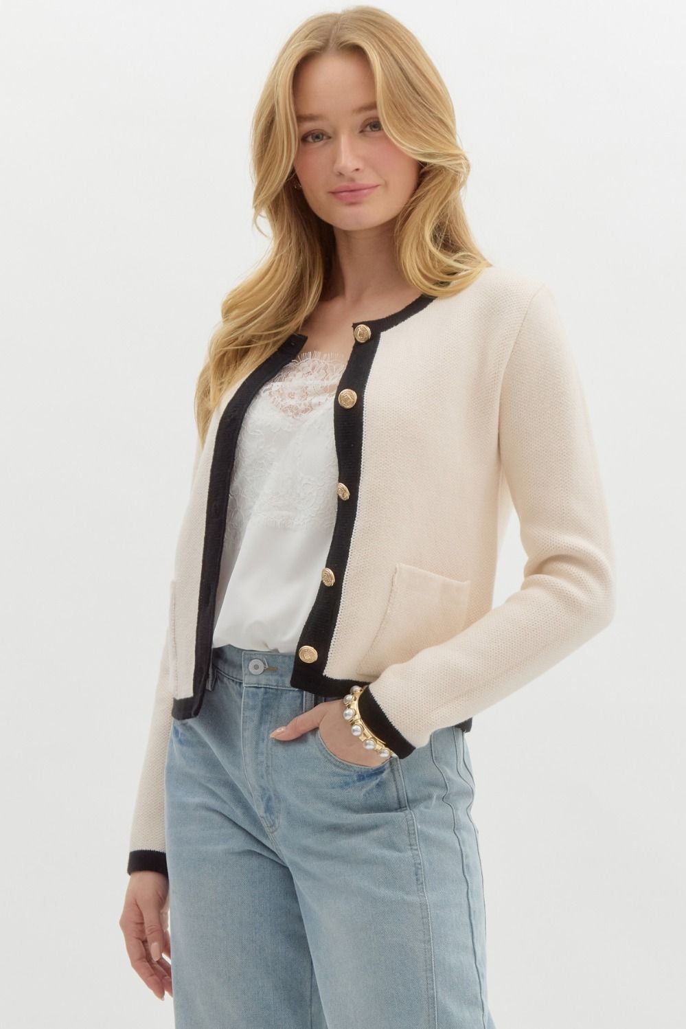 Emily cream top