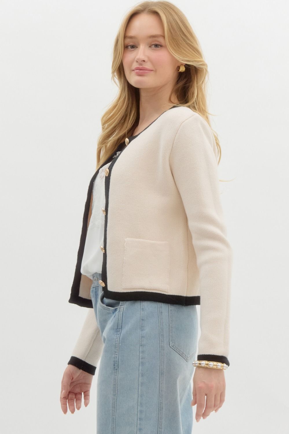 Emily cream top