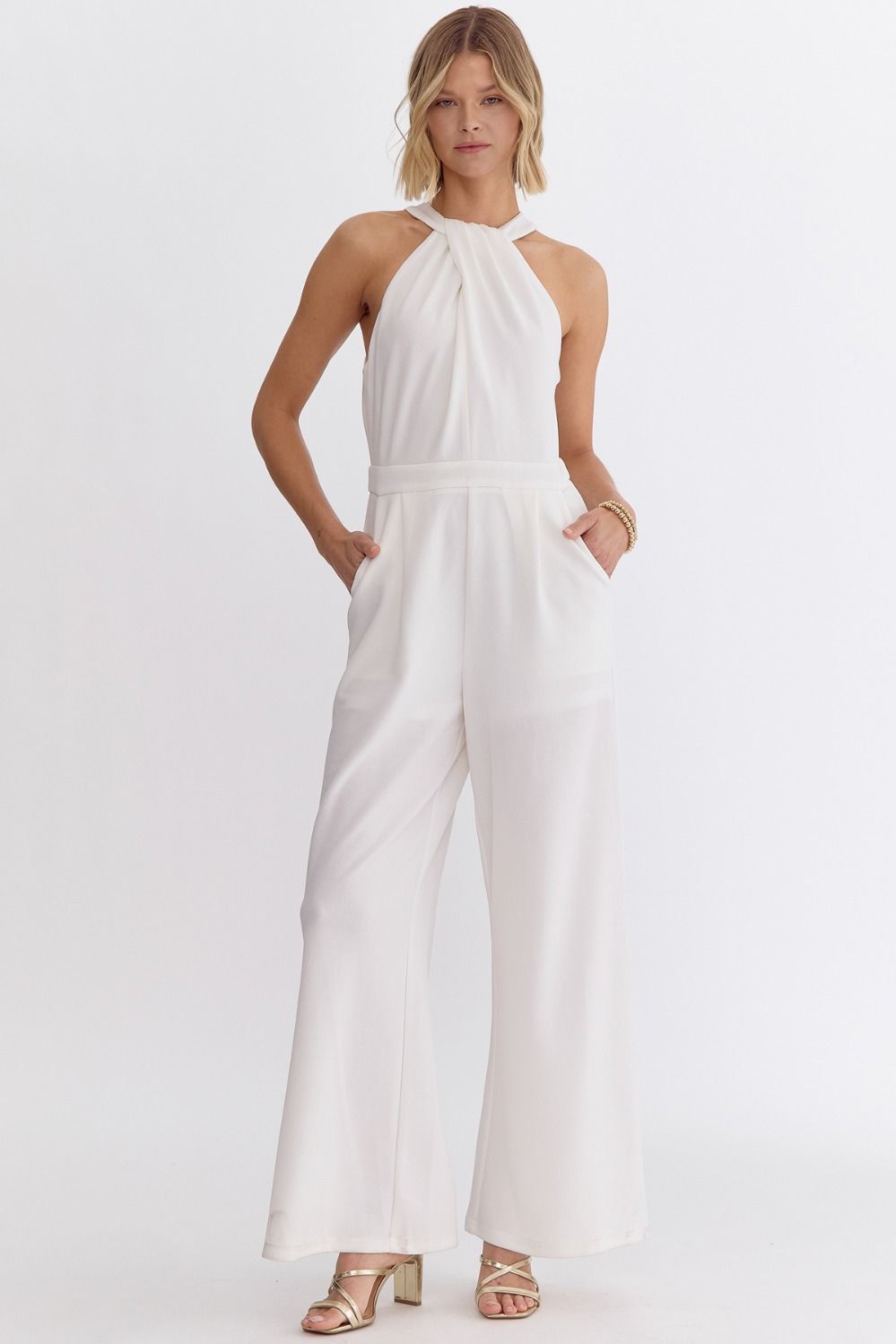 Emily White Romper