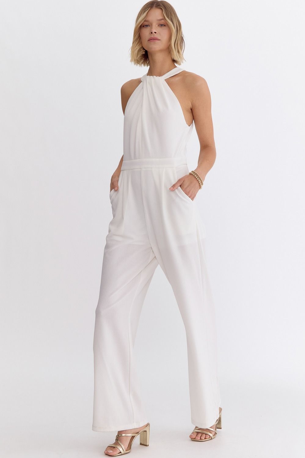 Emily White Romper