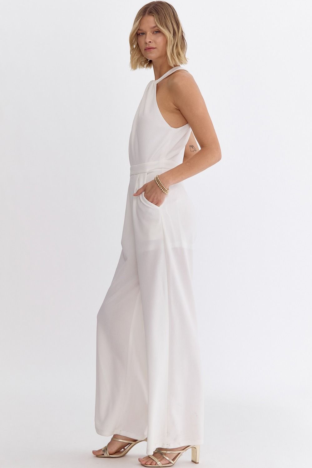 Emily White Romper