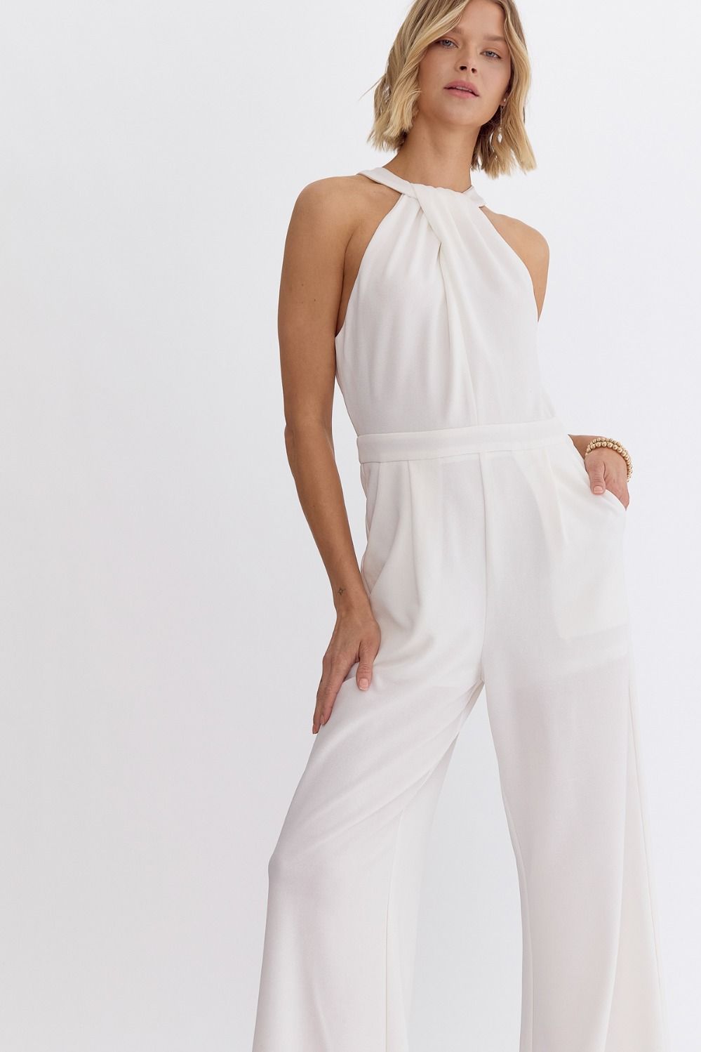 Emily White Romper