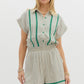 Emery Green Romper