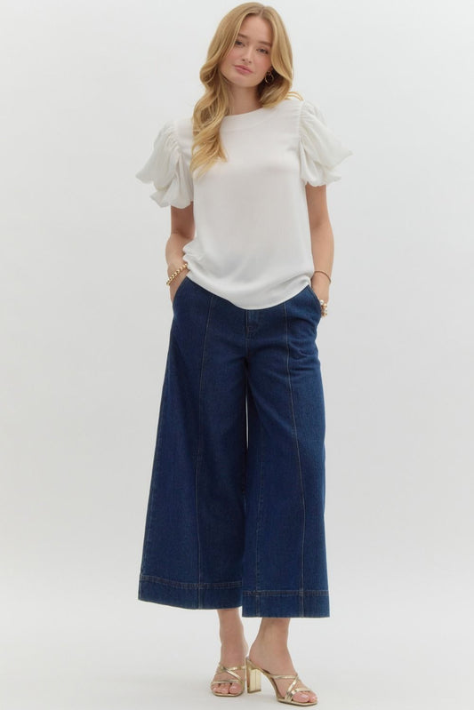 Eva off white top