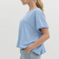 Ellie lt blue top