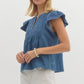 Ella denim top