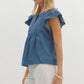 Ella denim top