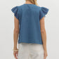 Ella denim top