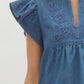 Ella denim top