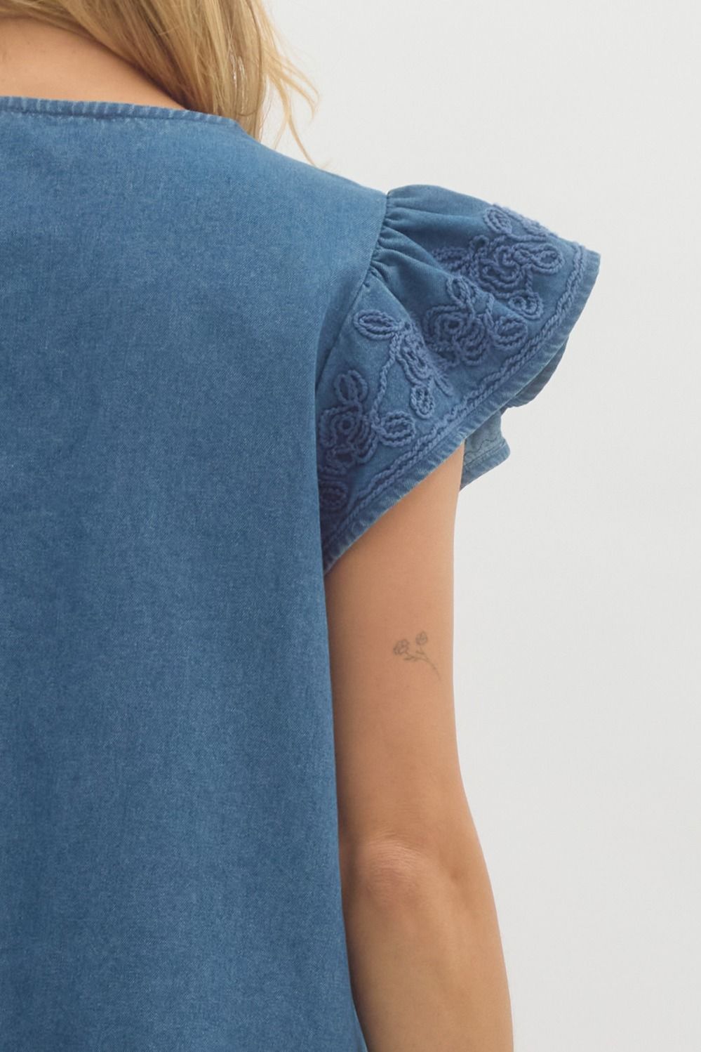 Ella denim top