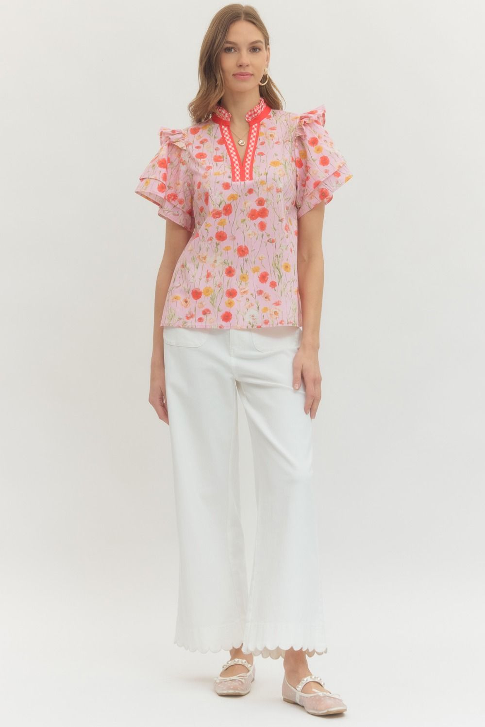 Ellie Pink Top