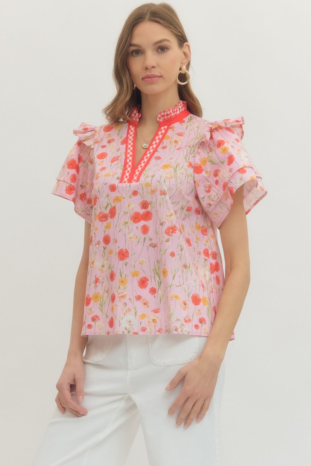 Ellie Pink Top