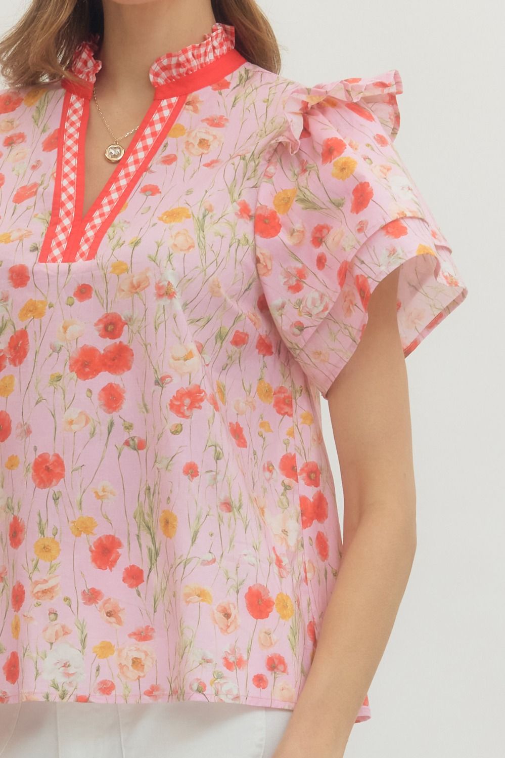 Ellie Pink Top