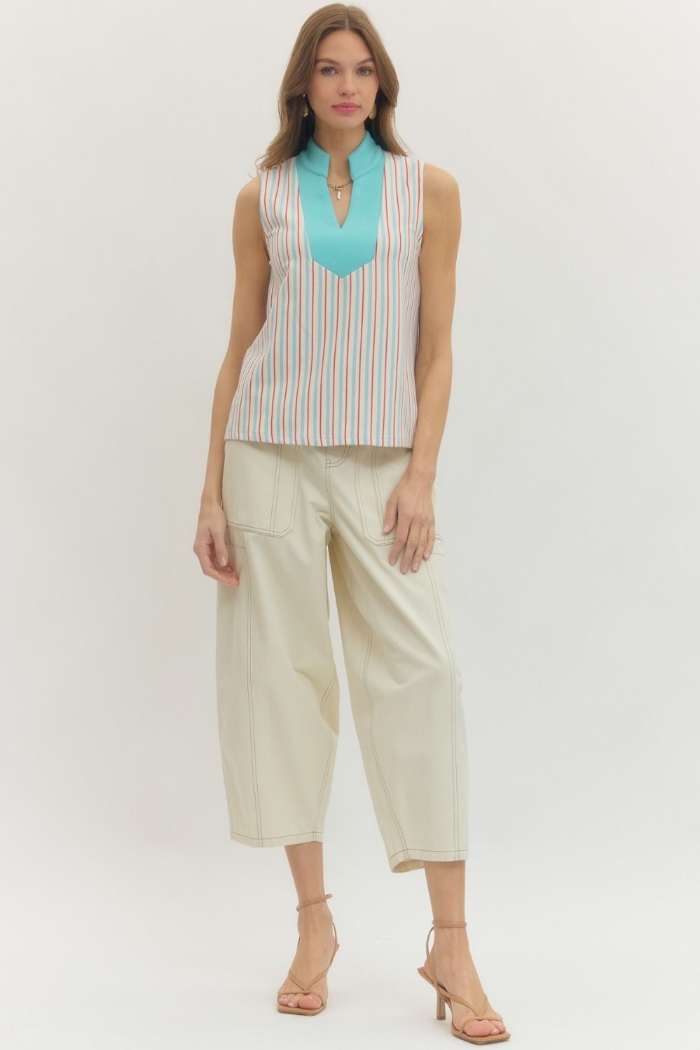 Evie Aqua Top