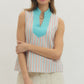 Evie Aqua Top