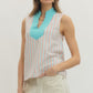 Evie Aqua Top
