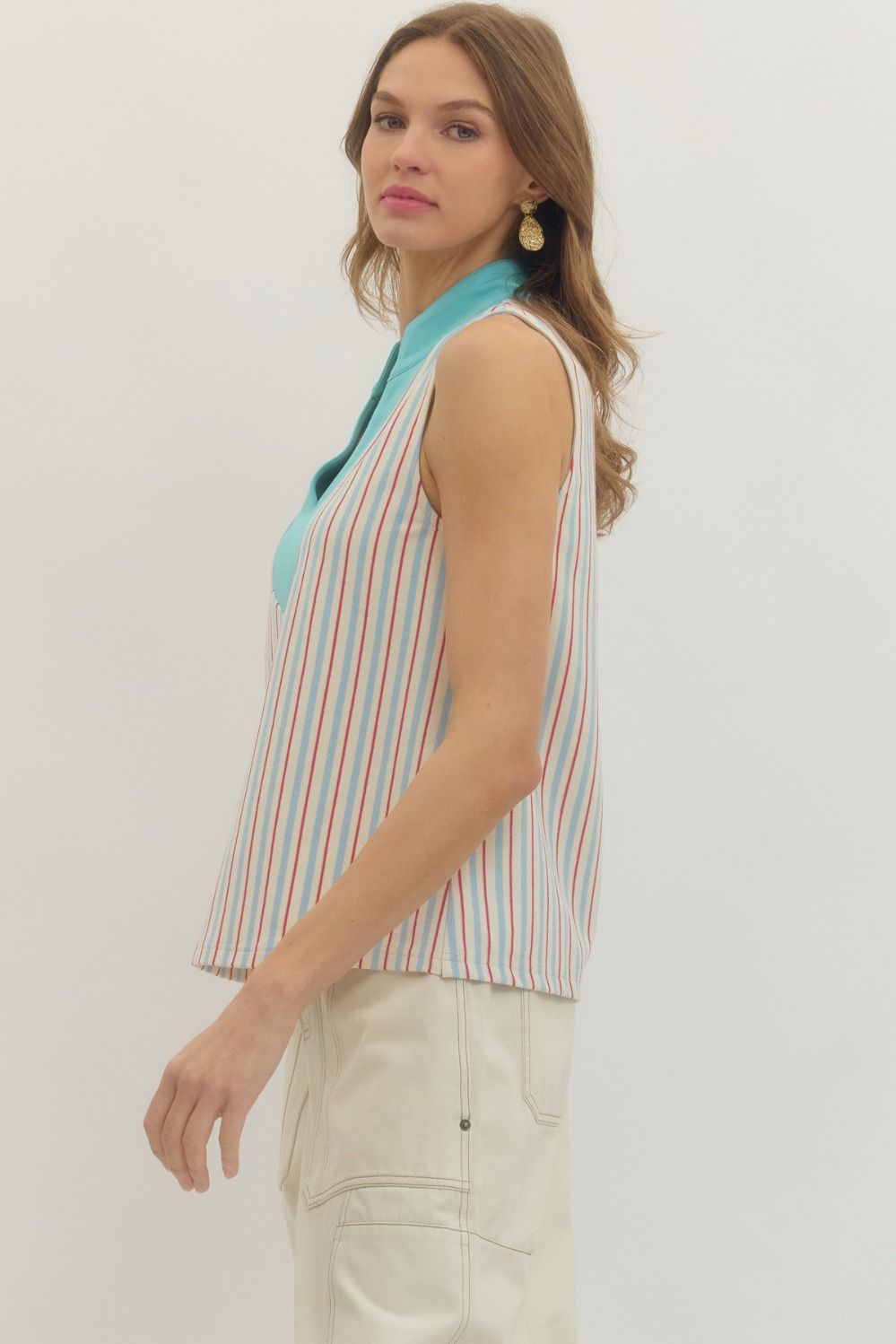 Evie Aqua Top