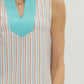 Evie Aqua Top
