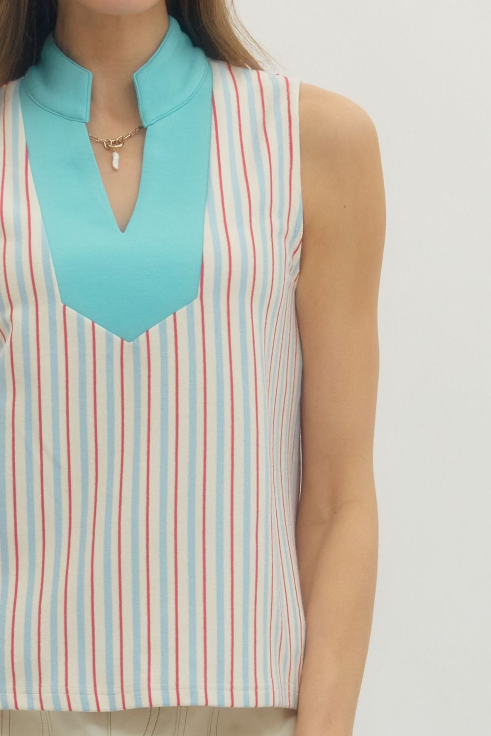 Evie Aqua Top