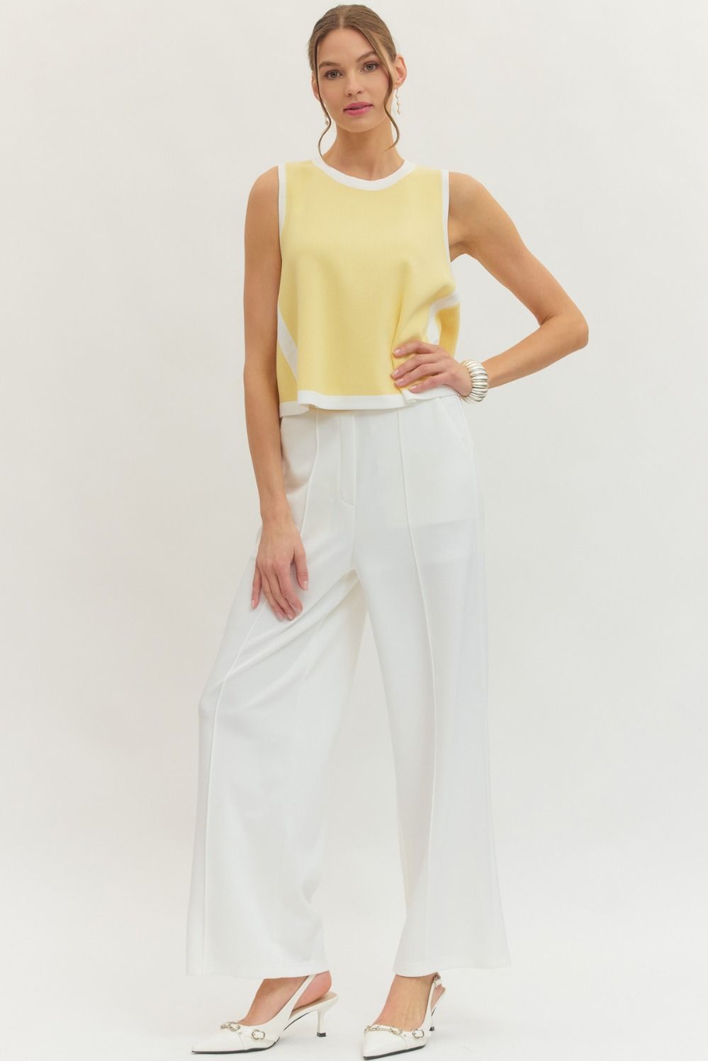 Eliana Lemon and White Top