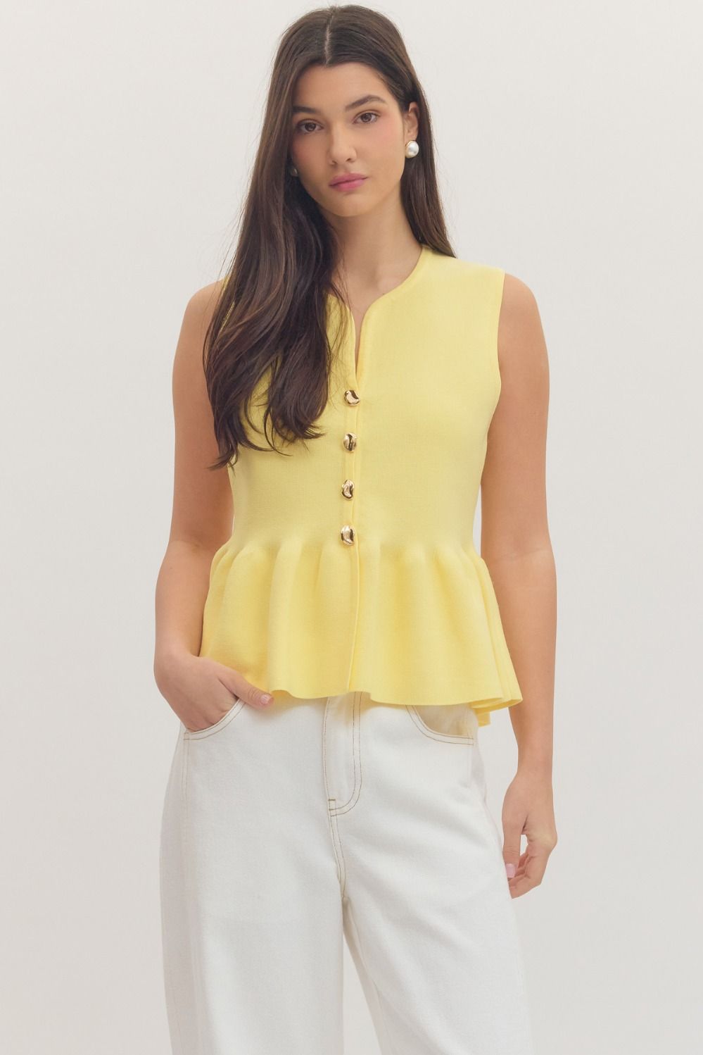 Evie Lemon Tank Top