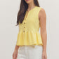 Evie Lemon Tank Top