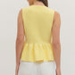 Evie Lemon Tank Top