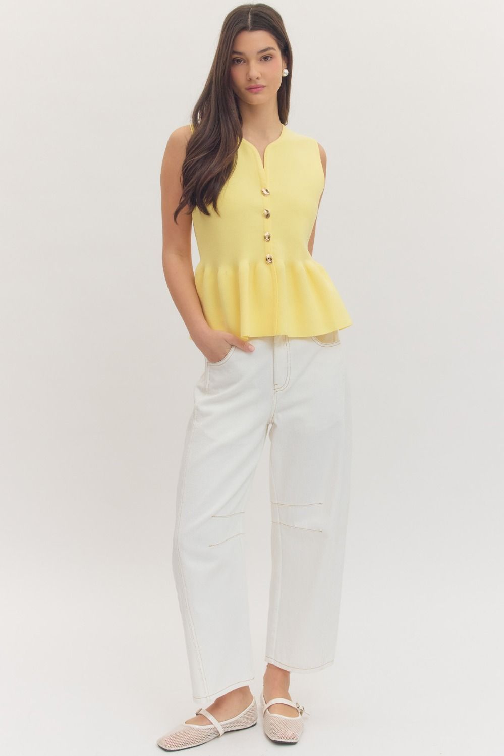 Evie Lemon Tank Top