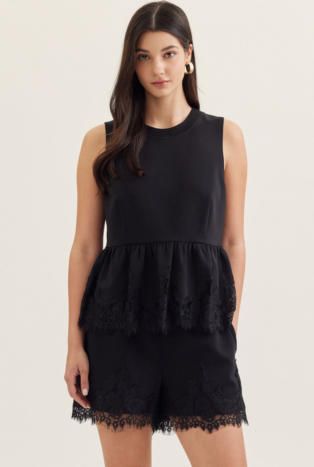 Ellie Black Set Shorts
